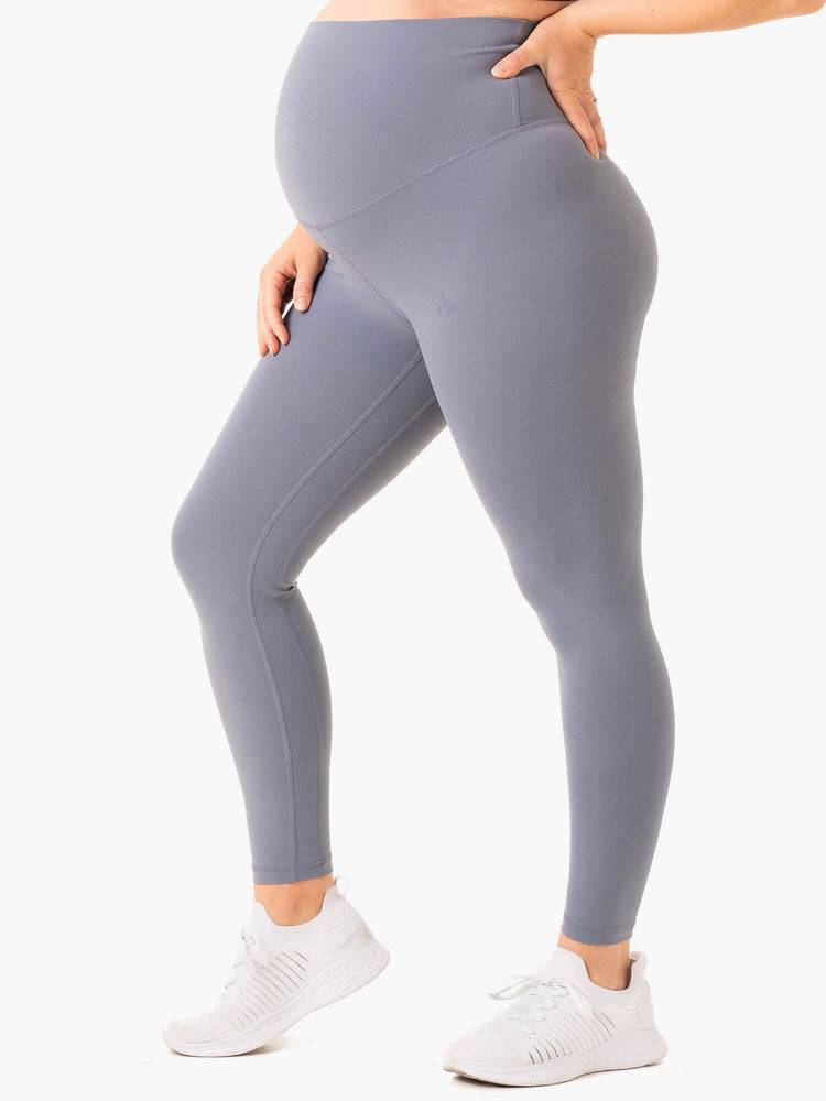 Ryderwear Women Leggings Active Bump Women\'s Leggings Steel Blue | CA2385LH