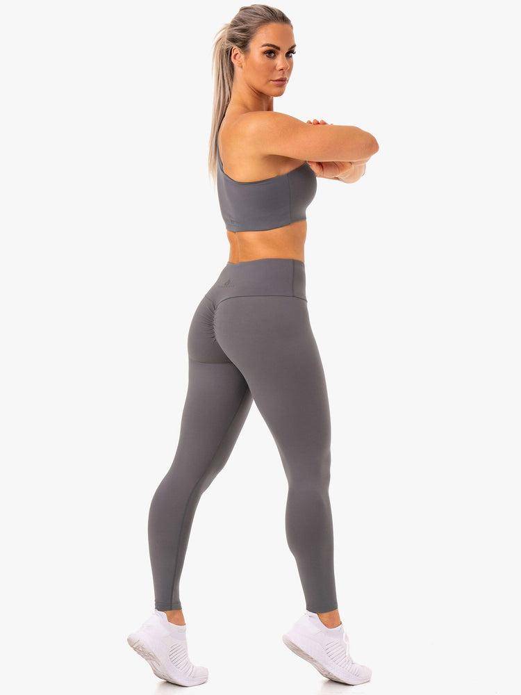 Ryderwear Women Leggings Adapt High Waisted Scrunch Women's Leggings Grey | CA2423UT