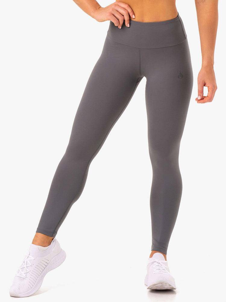 Ryderwear Women Leggings Adapt High Waisted Scrunch Women\'s Leggings Grey | CA2423UT