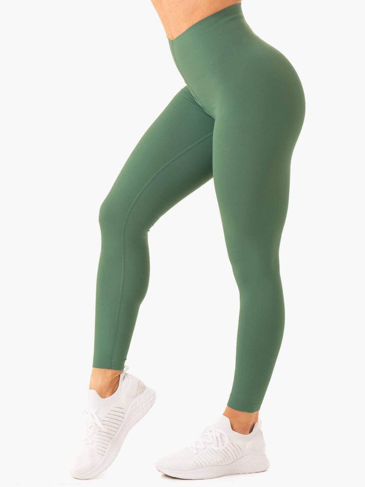 Ryderwear Women Leggings Extend Compression Women's Leggings Dark Green | CA2365DN