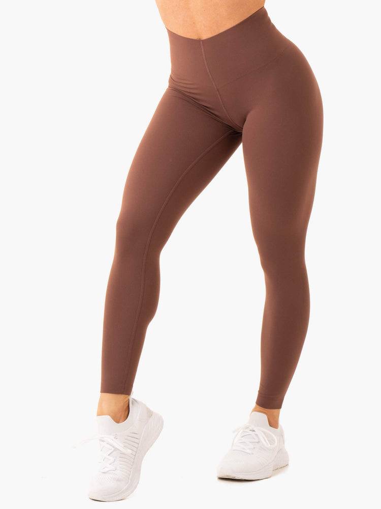 Ryderwear Women Leggings Extend Compression Women\'s Leggings Chocolate | CA2371UT