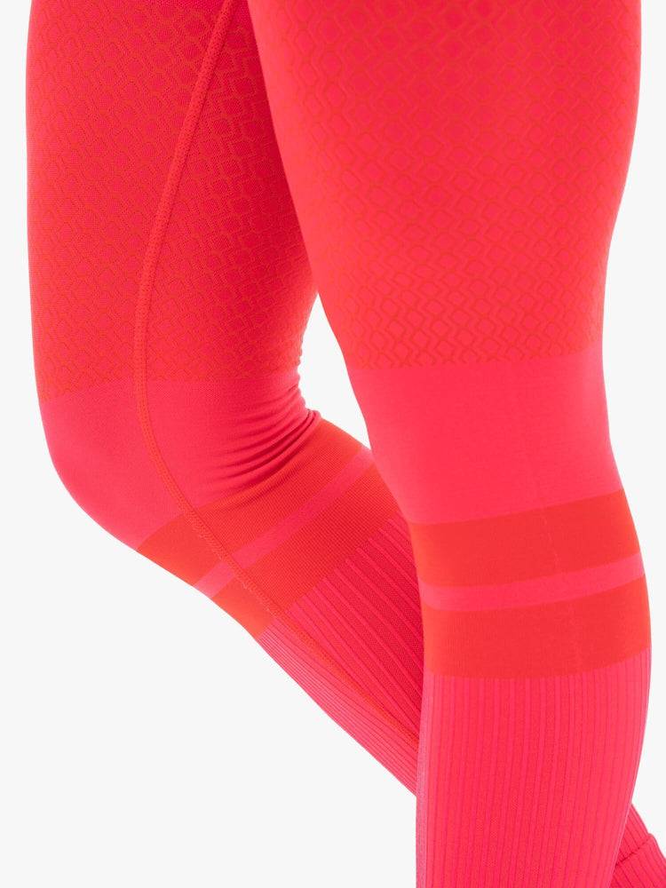 Ryderwear Women Leggings Freestyle Seamless High Waisted Women's Leggings Red | CA2227ZG