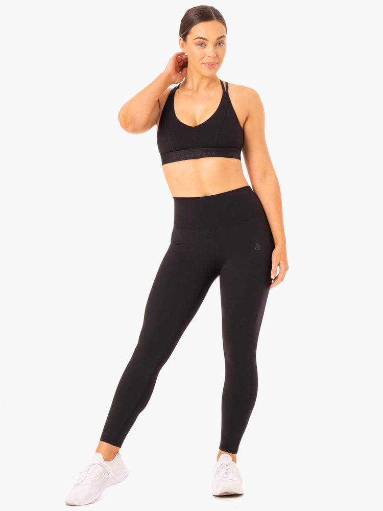 Ryderwear Women Leggings NKD Align Women's Leggings Black | CA2228XF