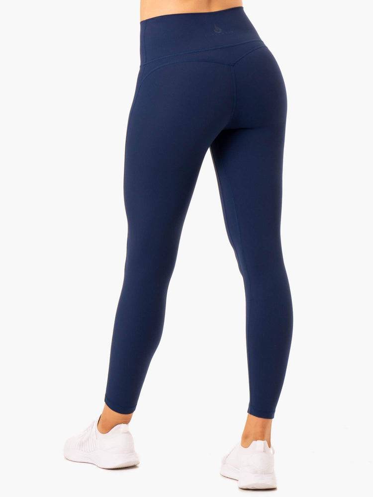 Ryderwear Women Leggings NKD Align Women's Leggings Navy | CA2250JJ