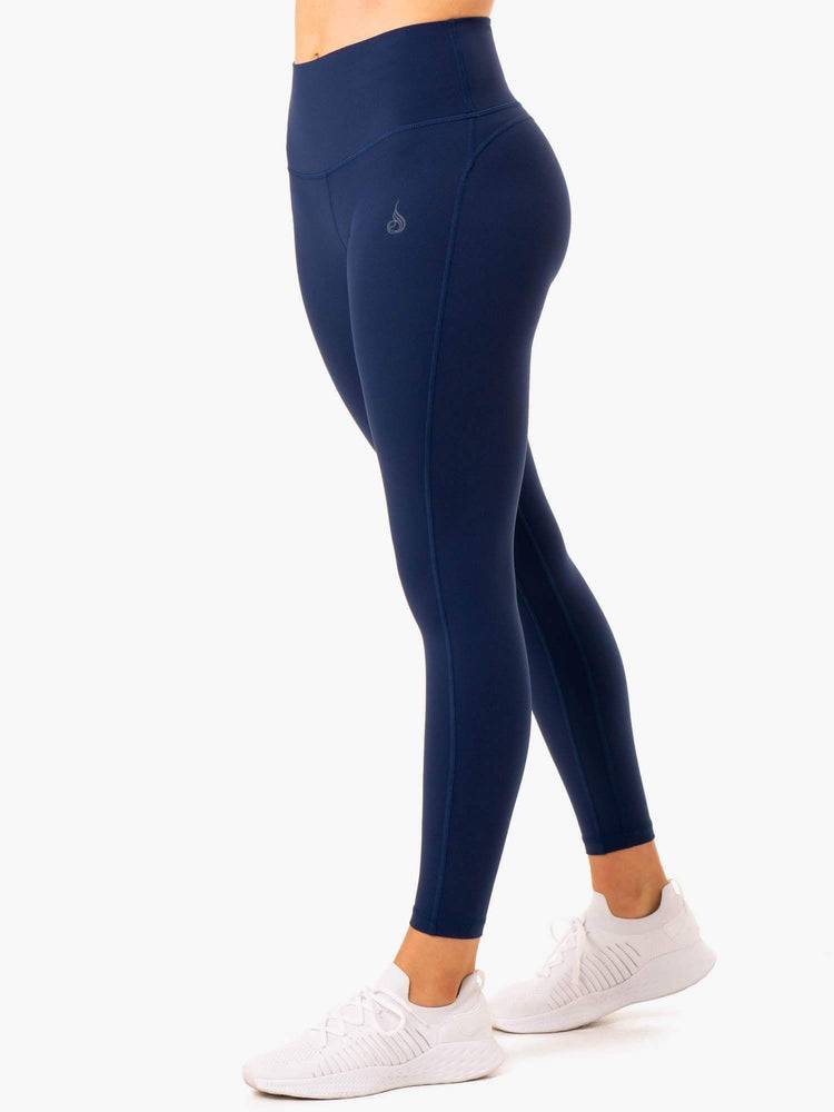 Ryderwear Women Leggings NKD Align Women\'s Leggings Navy | CA2250JJ