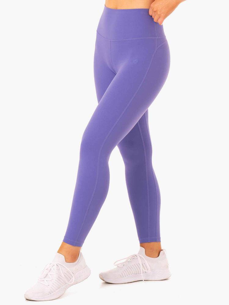 Ryderwear Women Leggings NKD Align Women's Leggings Purple | CA2282VD