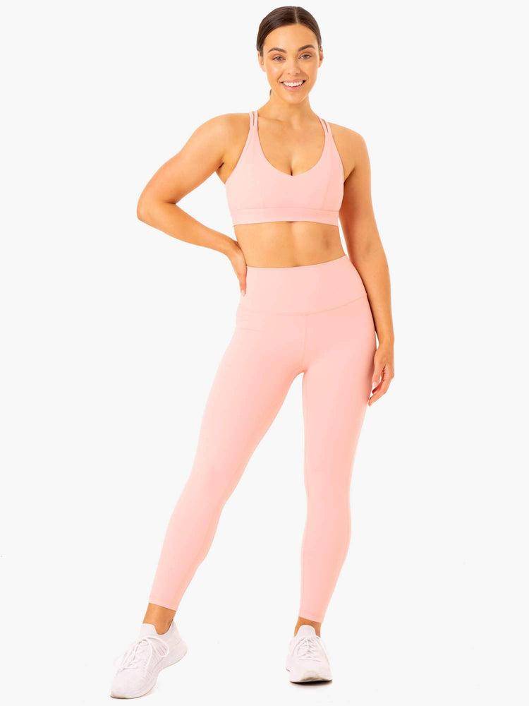 Ryderwear Women Leggings NKD Align Women's Leggings Pink | CA2292UT