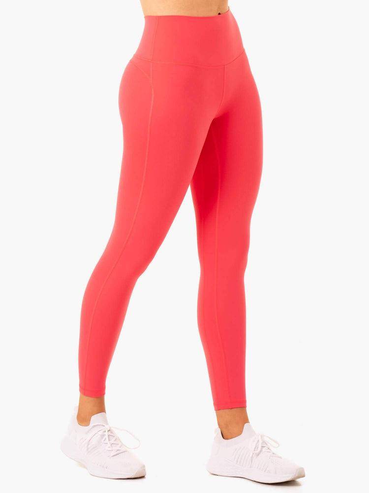 Ryderwear Women Leggings NKD Align Women's Leggings Watermelon | CA2307CE