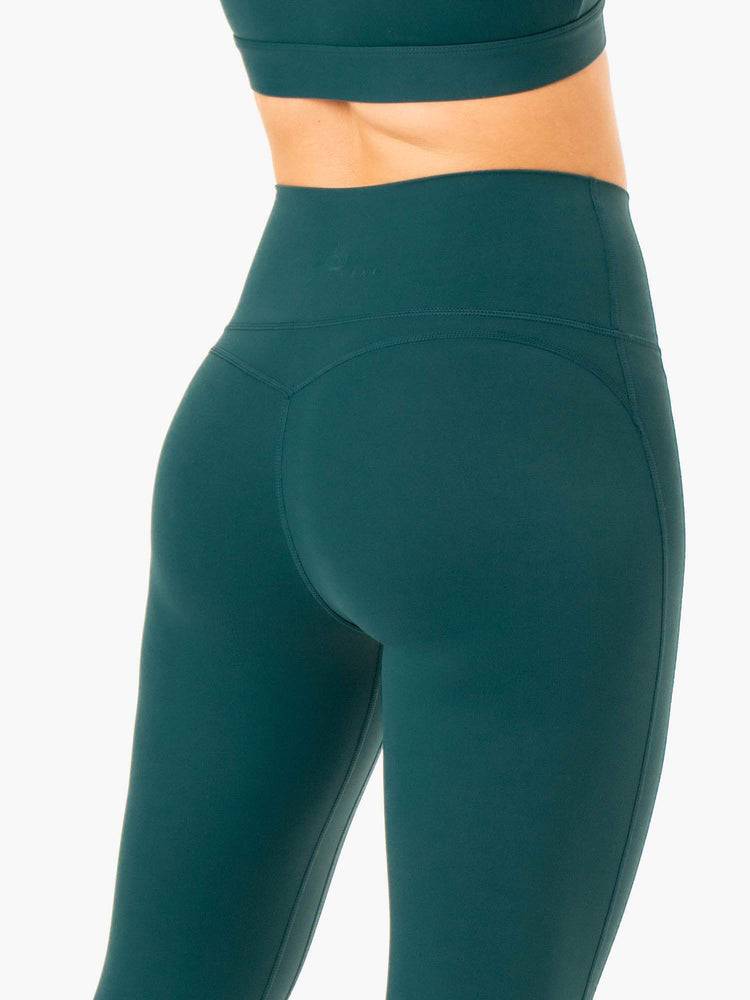 Ryderwear Women Leggings NKD Align Women's Leggings Teal | CA2394PQ