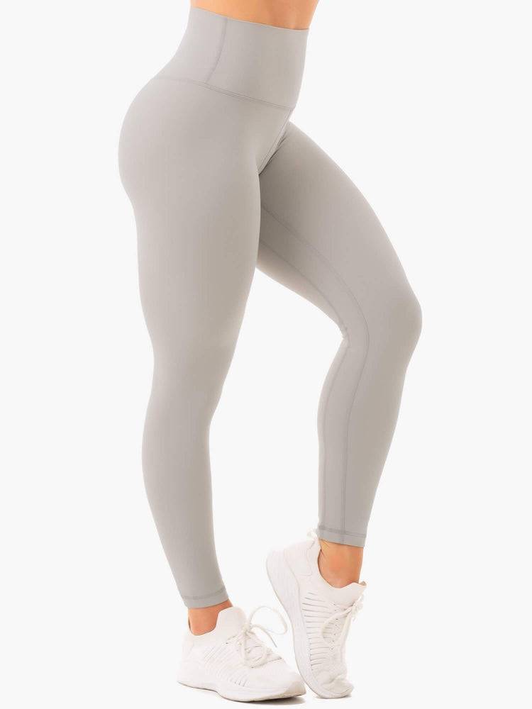 Ryderwear Women Leggings NKD High Waisted Women's Leggings Grey | CA2235WY