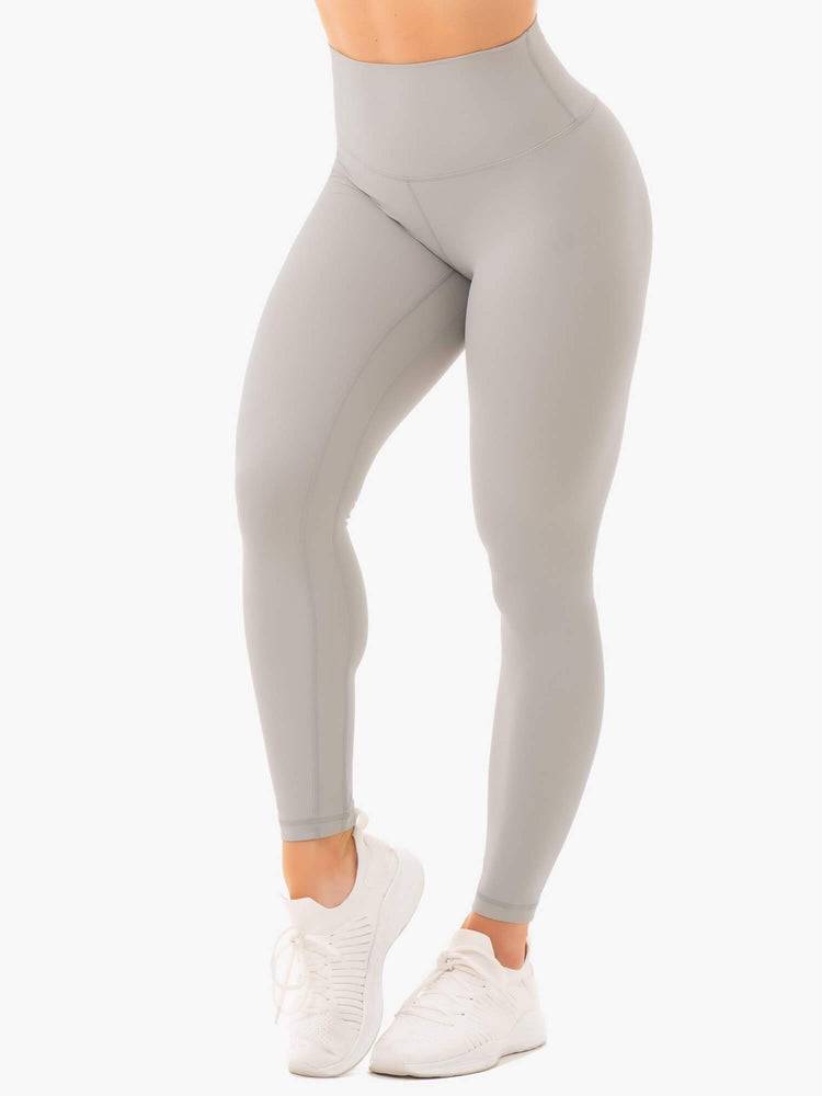 Ryderwear Women Leggings NKD High Waisted Women\'s Leggings Grey | CA2235WY