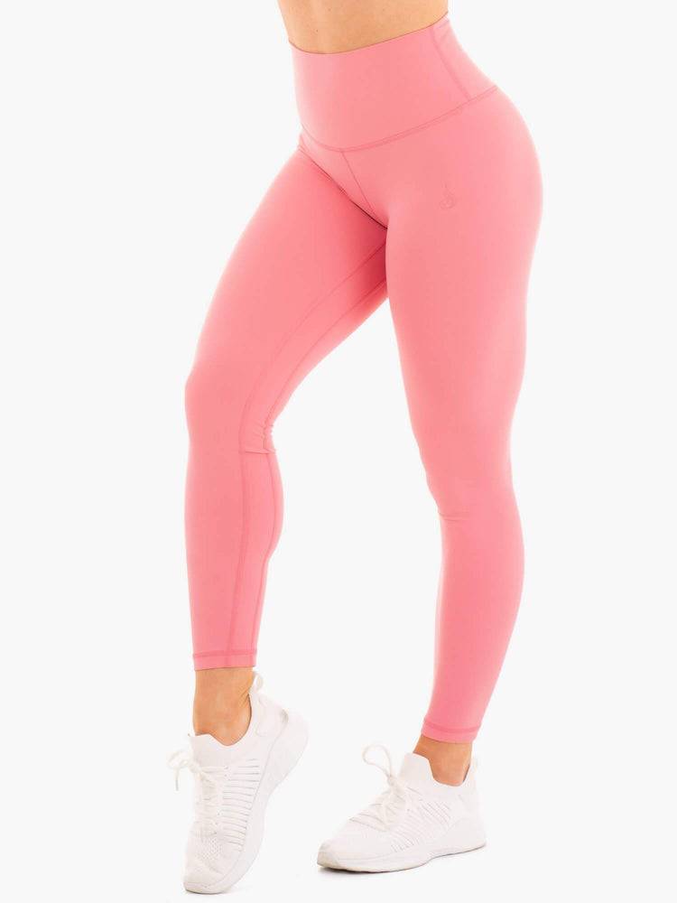 Ryderwear Women Leggings NKD High Waisted Women\'s Leggings Rose | CA2238TV