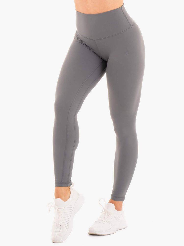 Ryderwear Women Leggings NKD High Waisted Women\'s Leggings Charcoal | CA2422IS