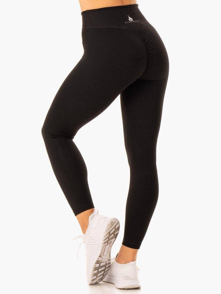 Ryderwear Women Leggings Revival Scrunch Bum Women's Leggings Black | CA2348RW