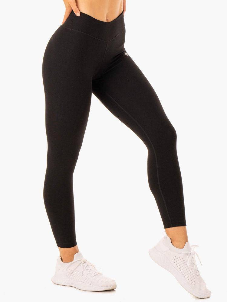 Ryderwear Women Leggings Revival Scrunch Bum Women's Leggings Black | CA2348RW