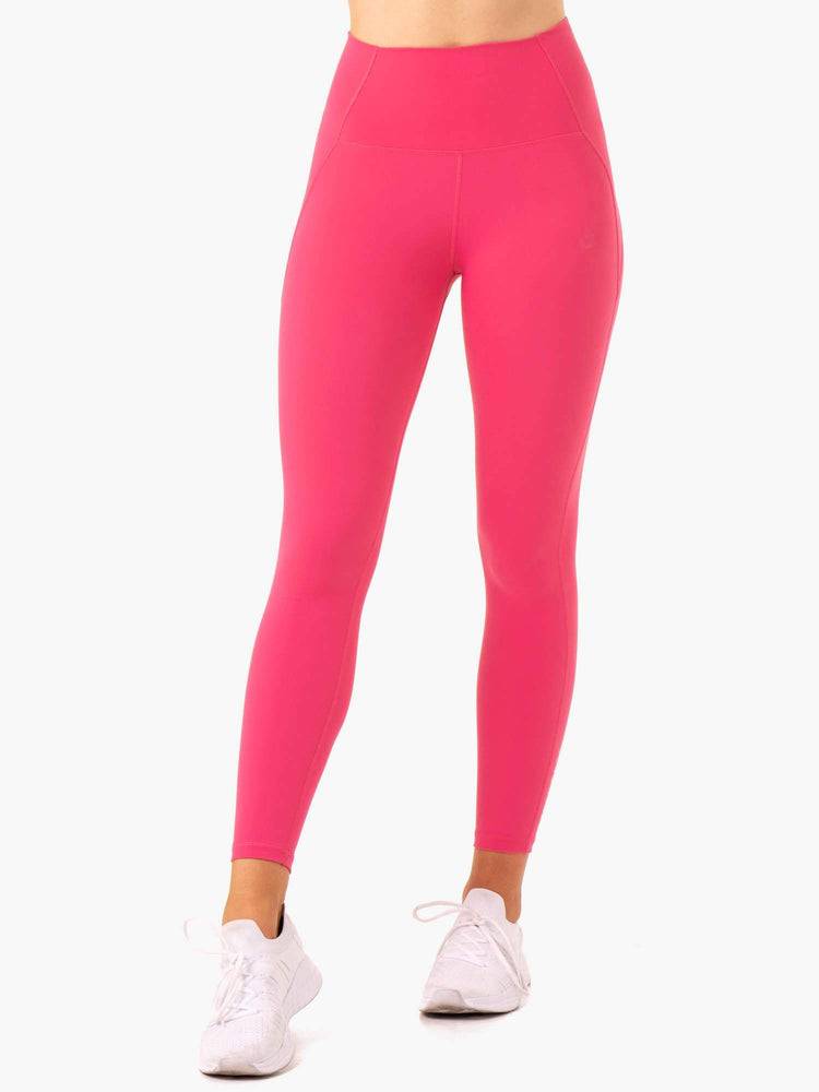 Ryderwear Women Leggings Sola High Waisted Women's Leggings Pink | CA2262EX