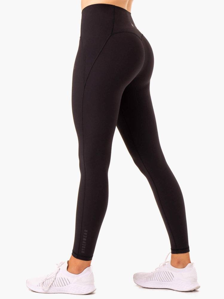 Ryderwear Women Leggings Sola High Waisted Women\'s Leggings Black | CA2412KI