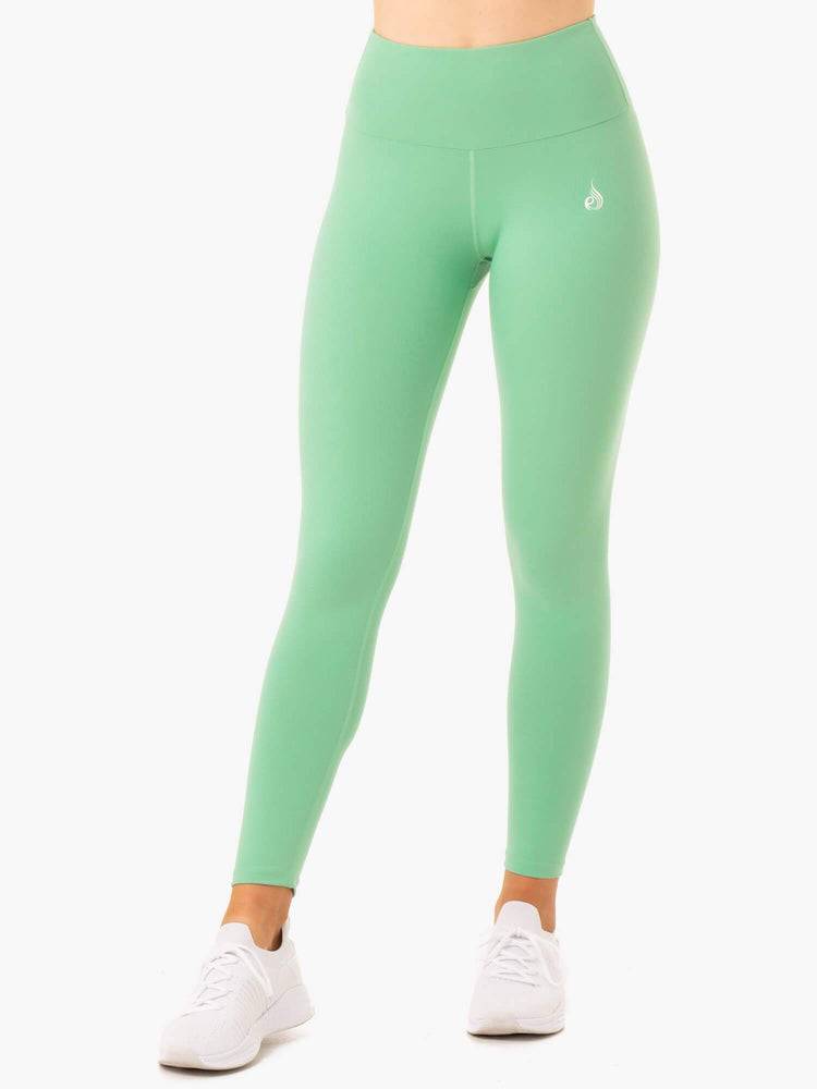 Ryderwear Women Leggings Staples Scrunch Bum Women's Leggings Neomint | CA2299FM