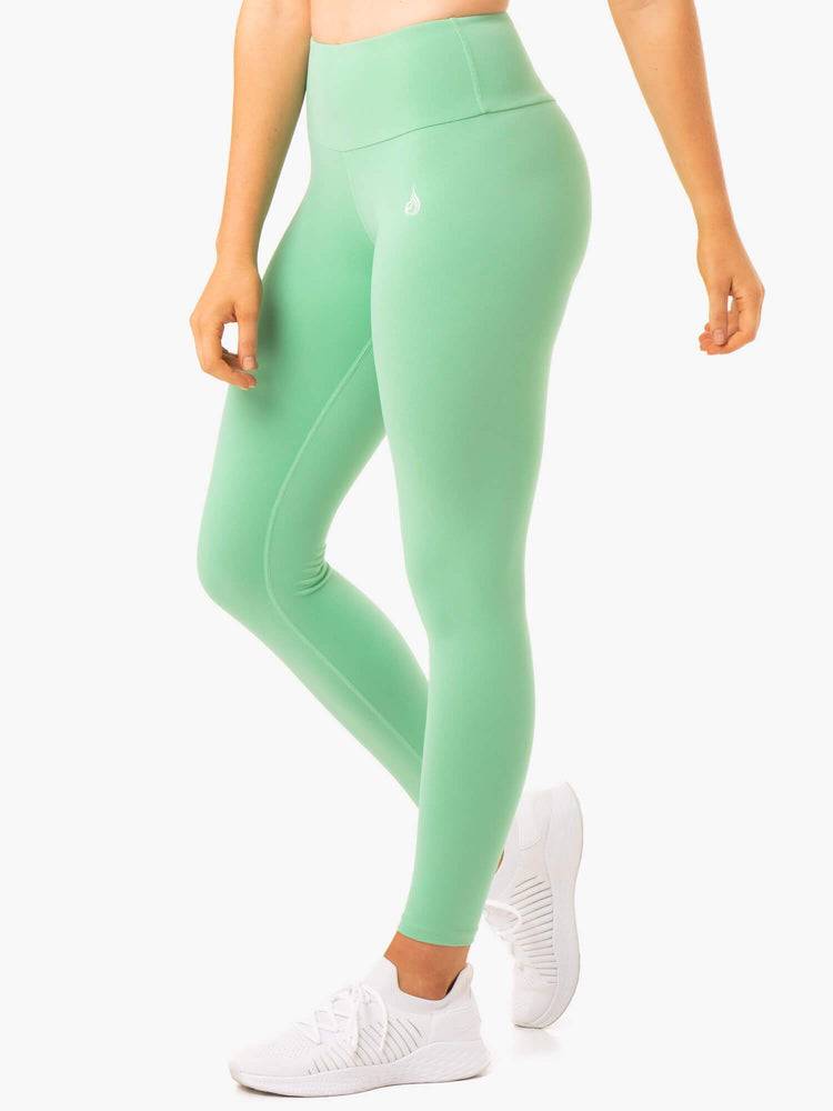 Ryderwear Women Leggings Staples Scrunch Bum Women\'s Leggings Neomint | CA2299FM