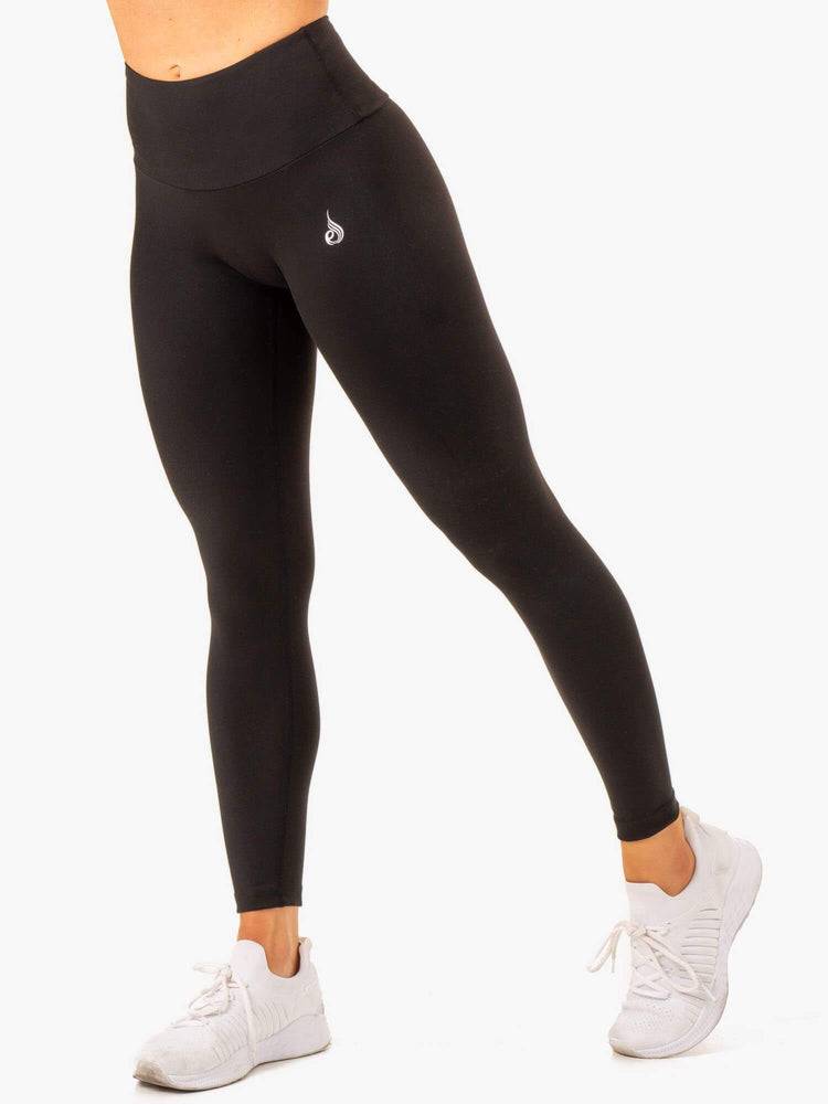 Ryderwear Women Leggings Vital High Waisted Scrunch Women\'s Leggings Black | CA2244AP