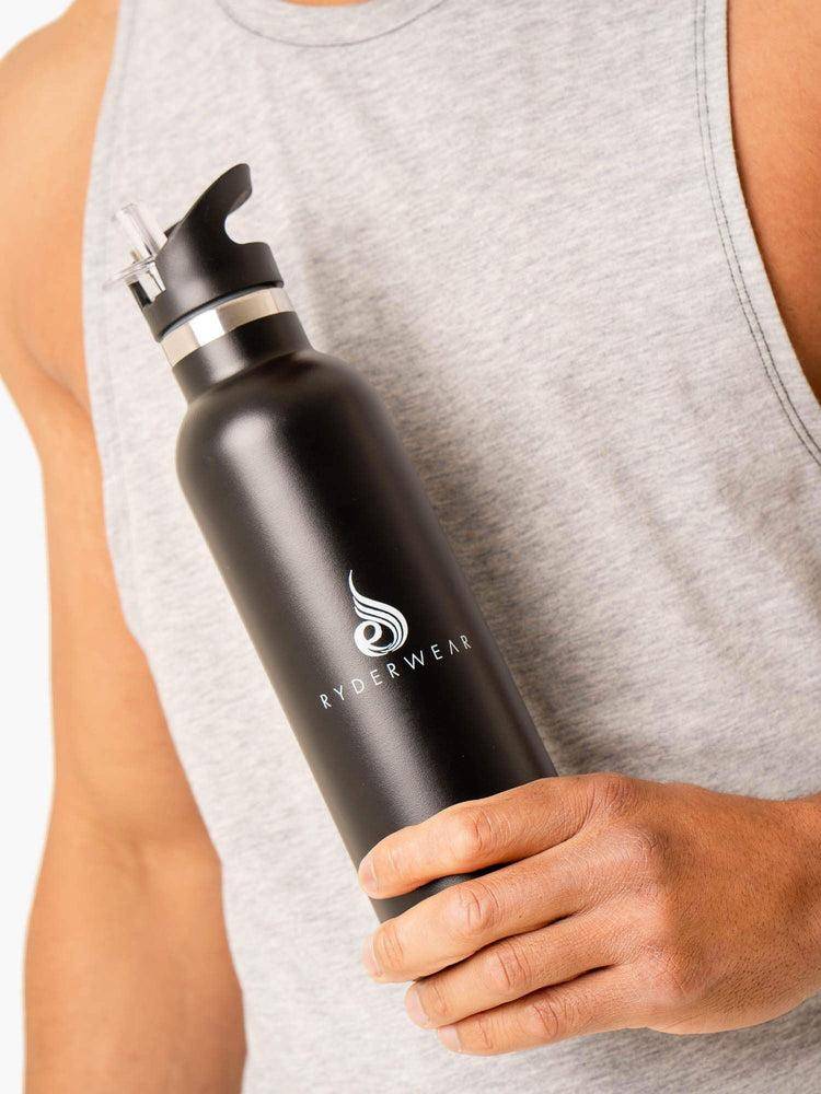 Ryderwear Women Metal Water Bottle Women's Accessories Black | CA1004LH