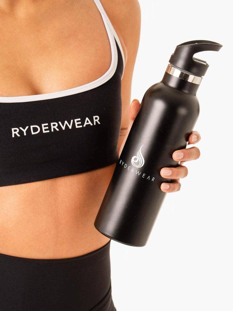 Ryderwear Women Metal Water Bottle Women\'s Accessories Black | CA1004LH