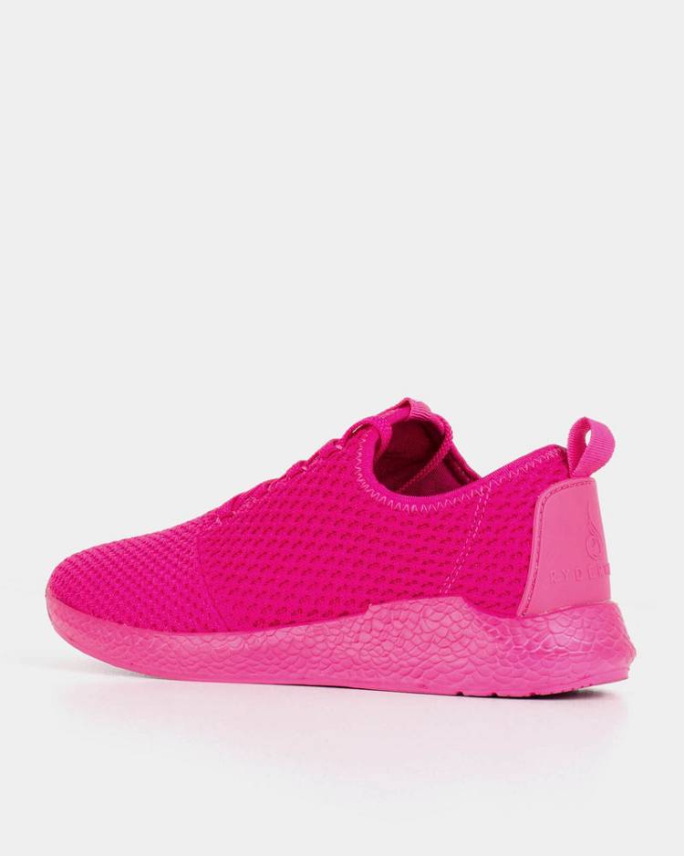 Ryderwear Women Shoes Neon Power Trainers Women's Shoes Neon Pink (Womens) | CA1049SO