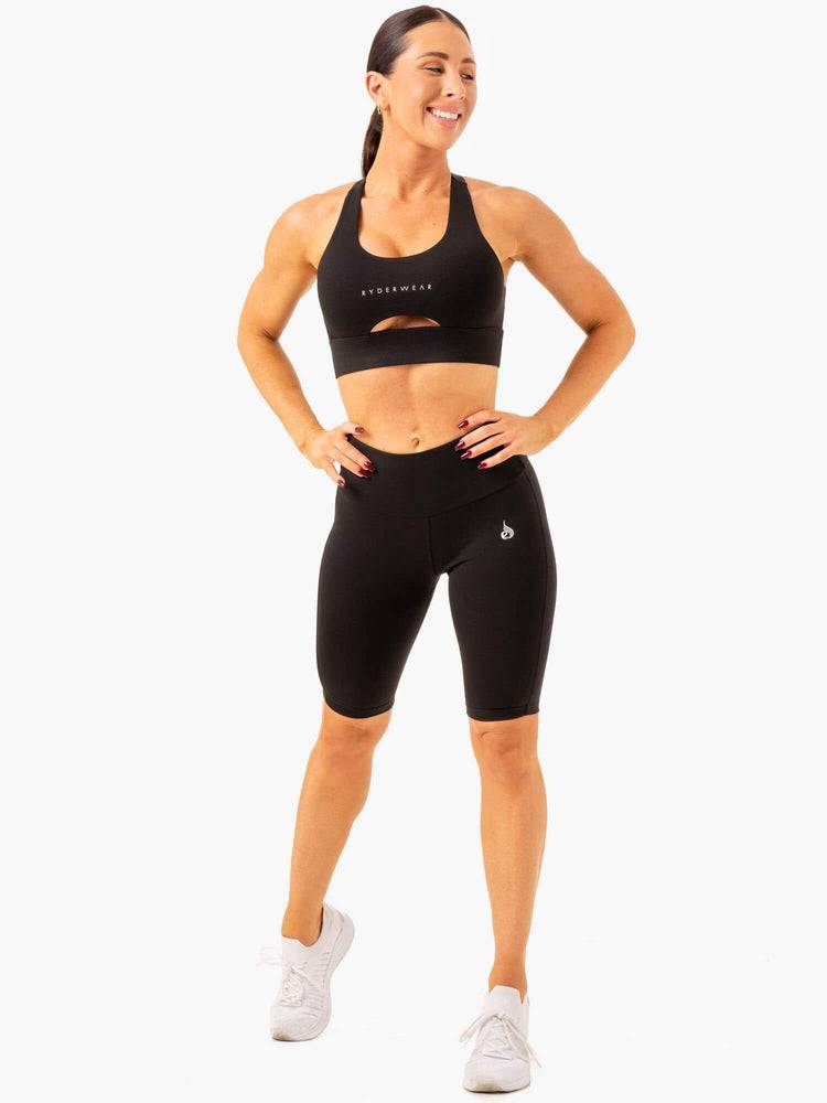 Ryderwear Women Shorts Action Bike Women's Shorts Black | CA2031YU