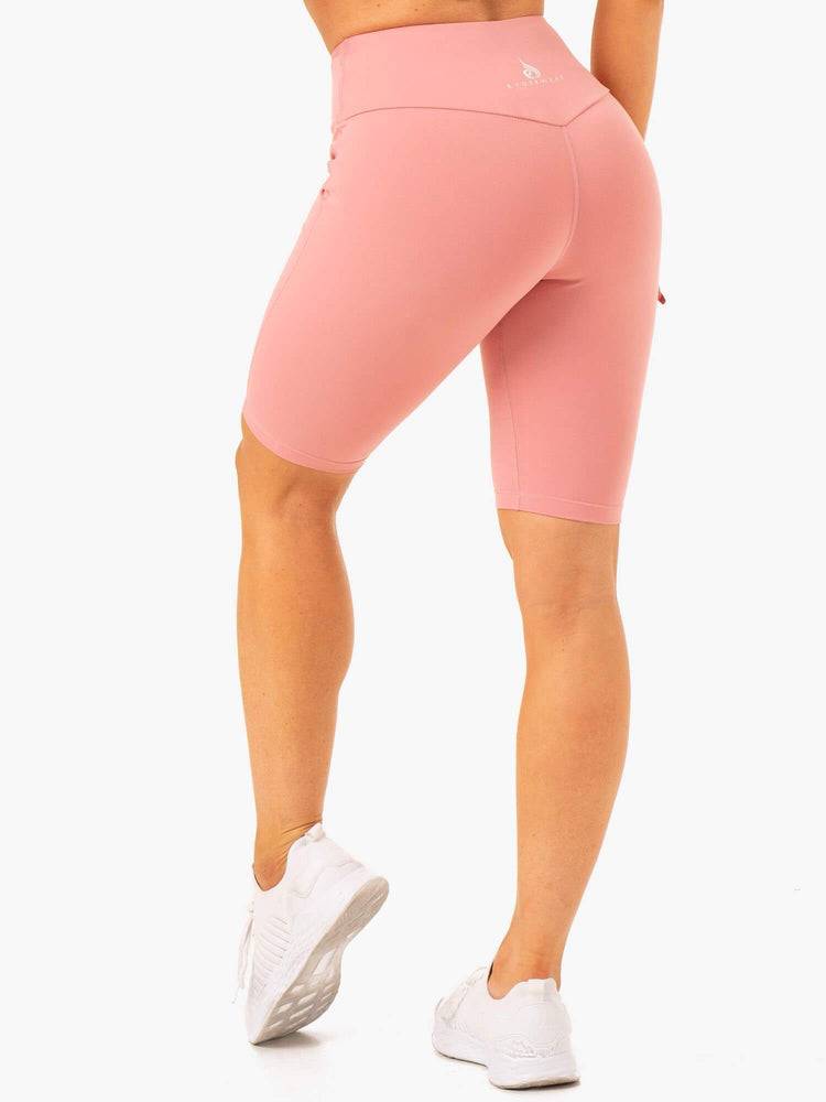 Ryderwear Women Shorts Action Bike Women's Shorts Blush Pink | CA2076NB