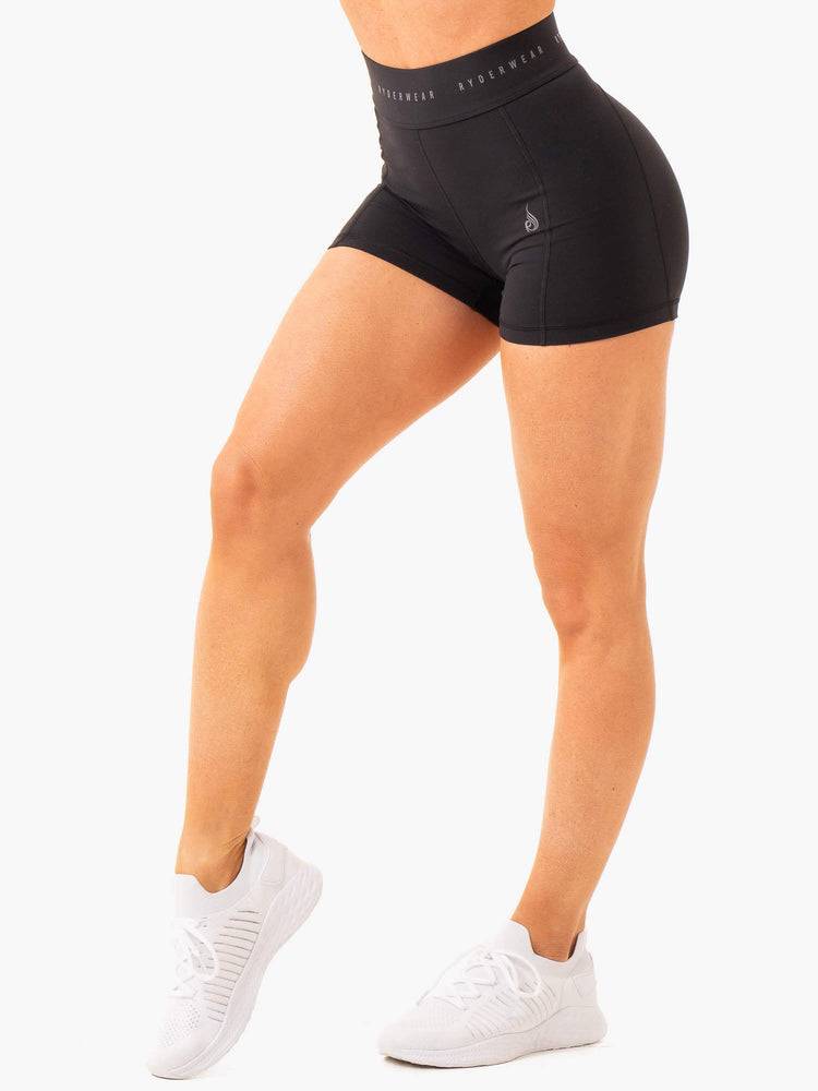 Ryderwear Women Shorts Advance Compression Women's Shorts Black | CA2002EX