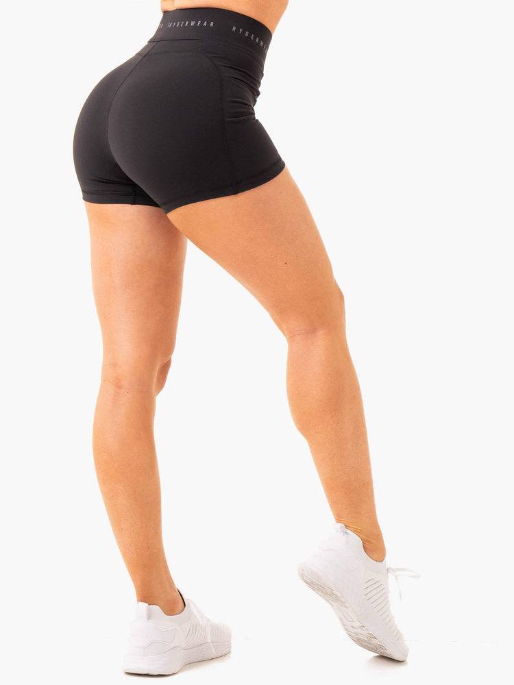 Ryderwear Women Shorts Advance Compression Women\'s Shorts Black | CA2002EX