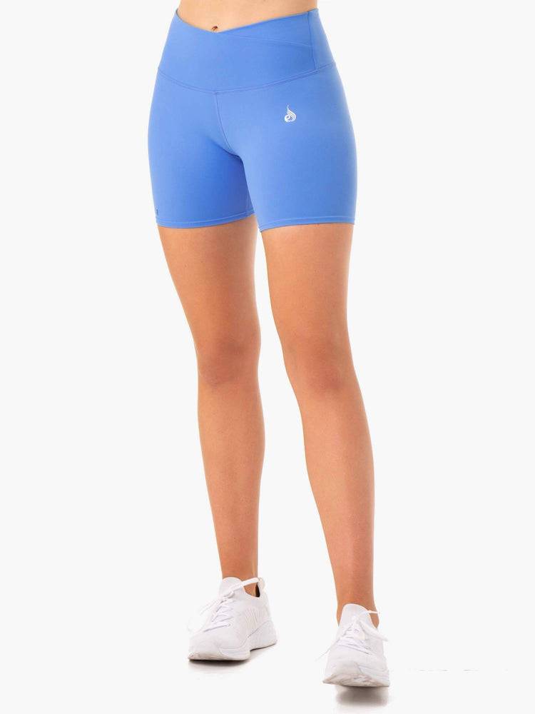 Ryderwear Women Shorts Amazon High Waisted Women\'s Shorts Blue | CA2147KI