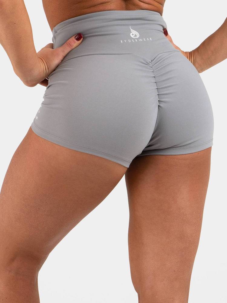 Ryderwear Women Shorts Animal Scrunch Bum Women\'s Shorts Grey | CA2114AP