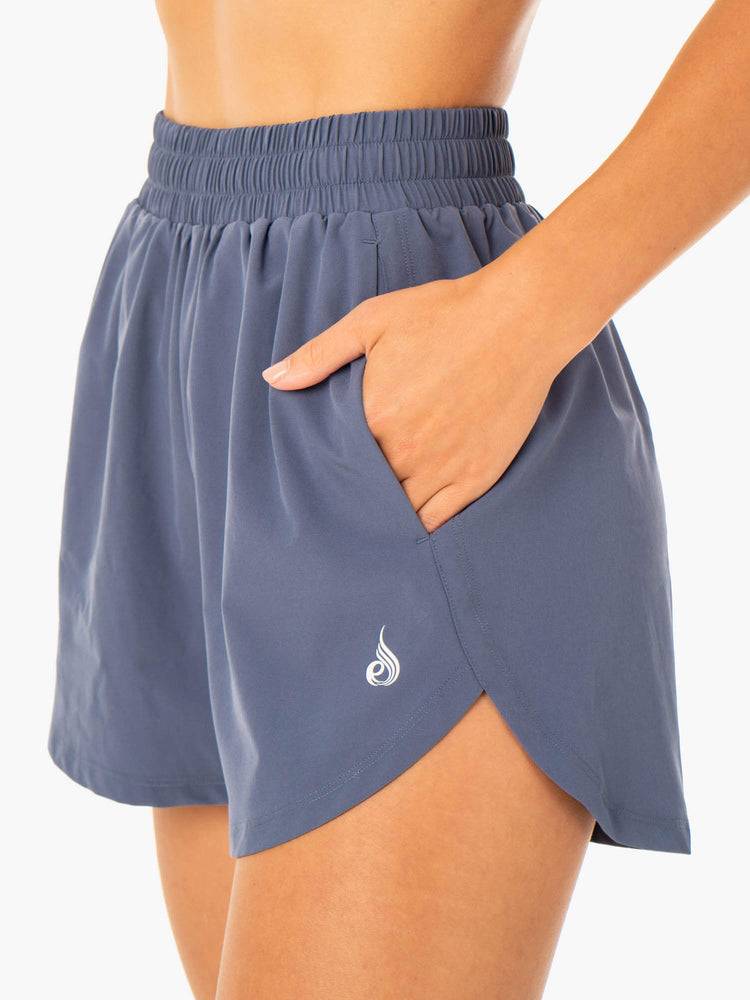 Ryderwear Women Shorts Element Training Women's Shorts Steel Blue | CA2054EX