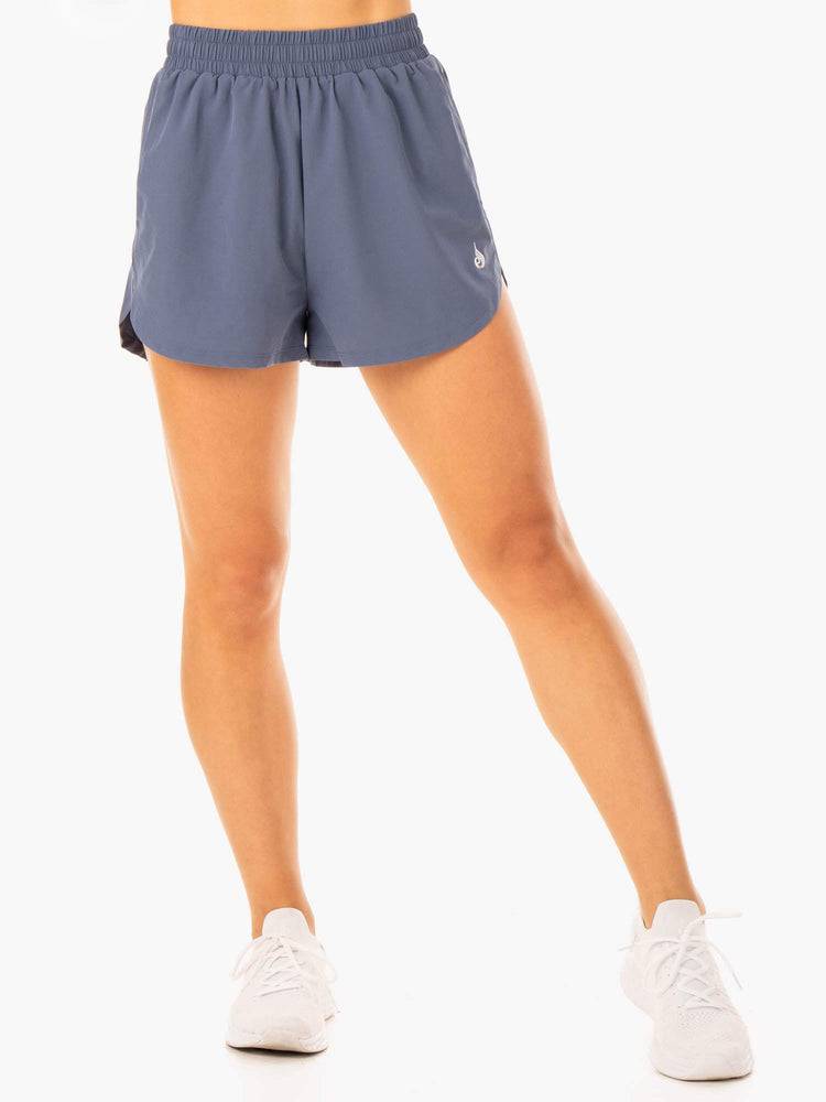 Ryderwear Women Shorts Element Training Women\'s Shorts Steel Blue | CA2054EX