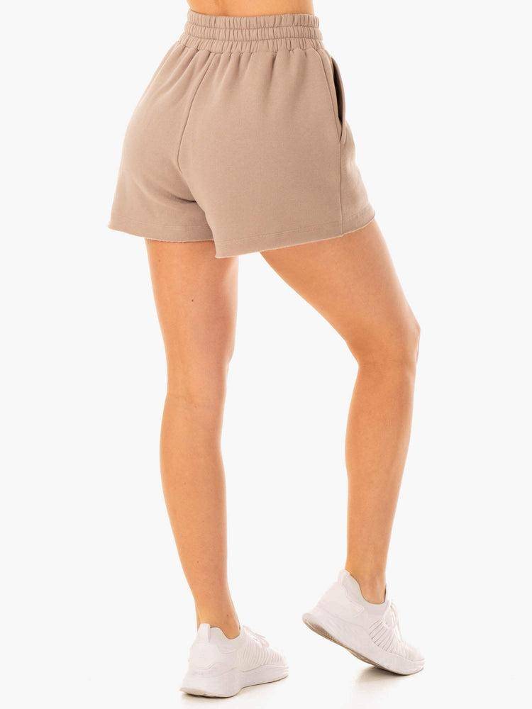 Ryderwear Women Shorts Elevate Track Women's Shorts Mushroom | CA1999MA