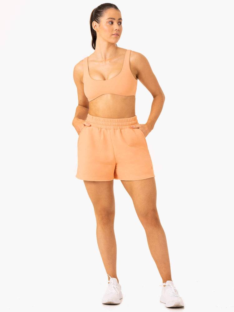 Ryderwear Women Shorts Elevate Track Women's Shorts Apricot | CA2080EX