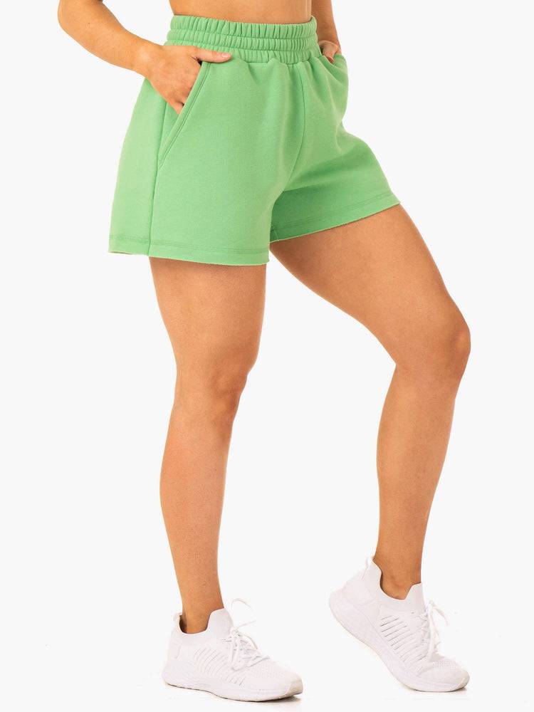 Ryderwear Women Shorts Elevate Track Women's Shorts Green | CA2083YU