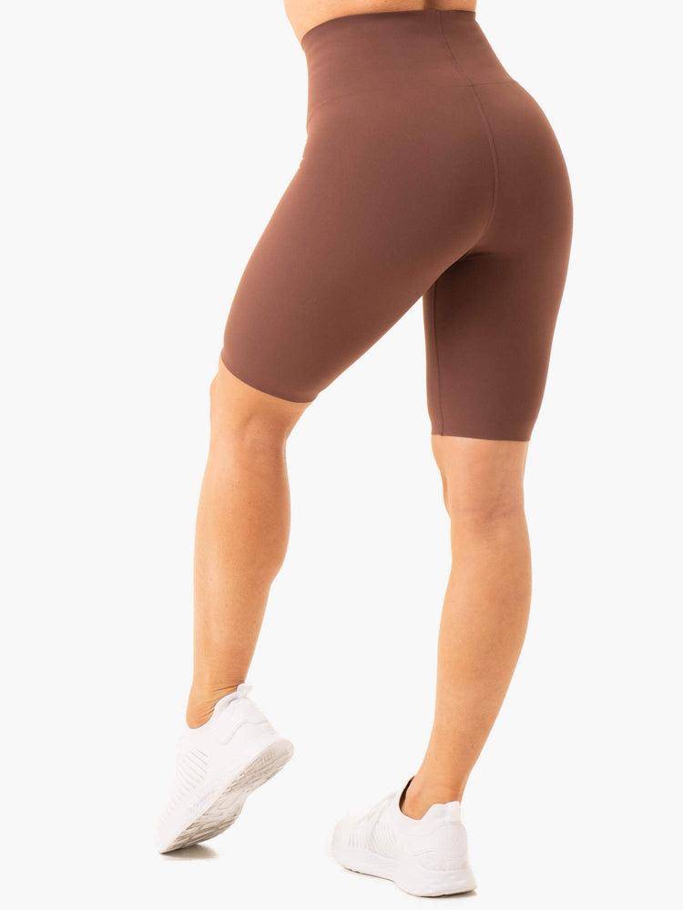 Ryderwear Women Shorts Extend Compression Bike Women's Shorts Chocolate | CA2093HK