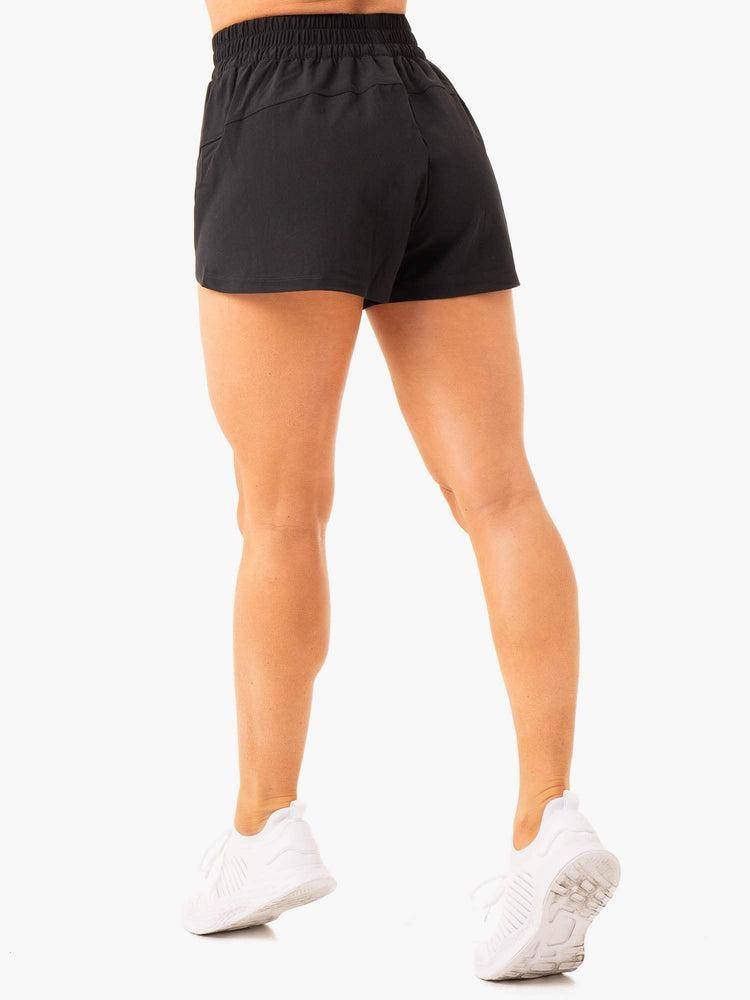 Ryderwear Women Shorts Level Up Training Women's Shorts Black | CA2137IS