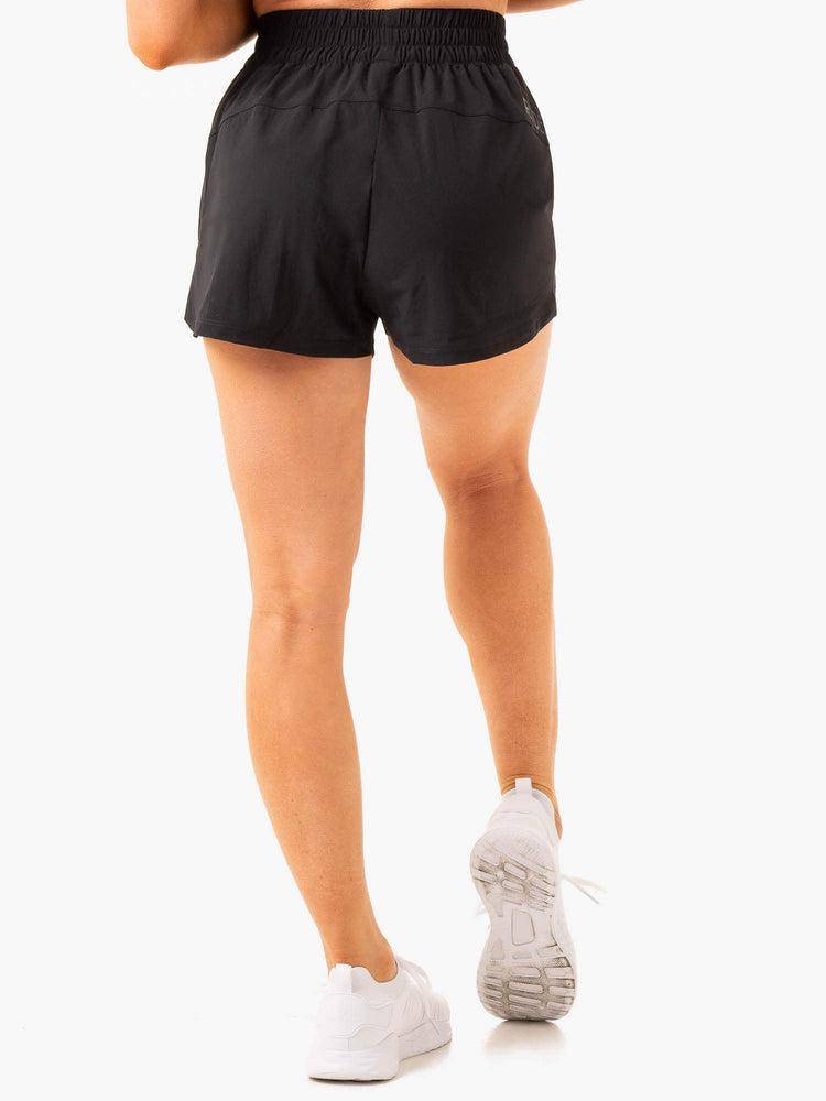 Ryderwear Women Shorts Level Up Training Women's Shorts Black | CA2137IS