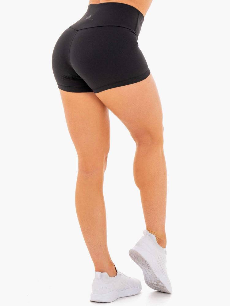 Ryderwear Women Shorts Motion High Waisted Women's Shorts Black | CA1944VD