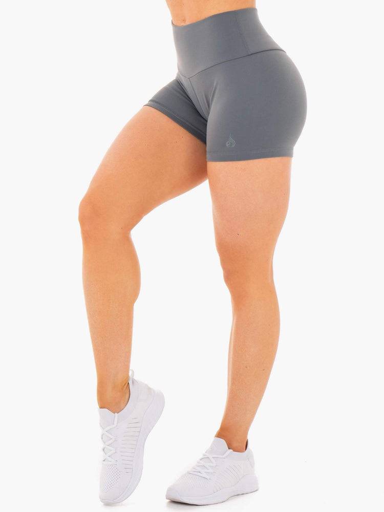 Ryderwear Women Shorts Motion High Waisted Women\'s Shorts Charcoal | CA1978TV