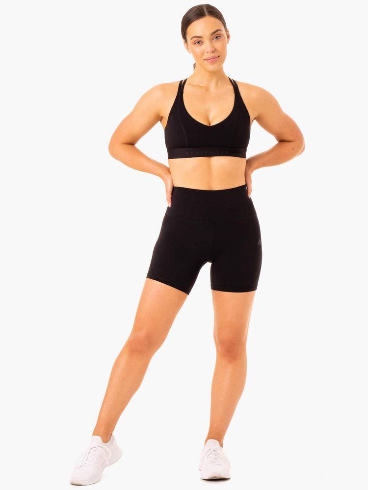 Ryderwear Women Shorts NKD Align Women's Shorts Black | CA1964JJ