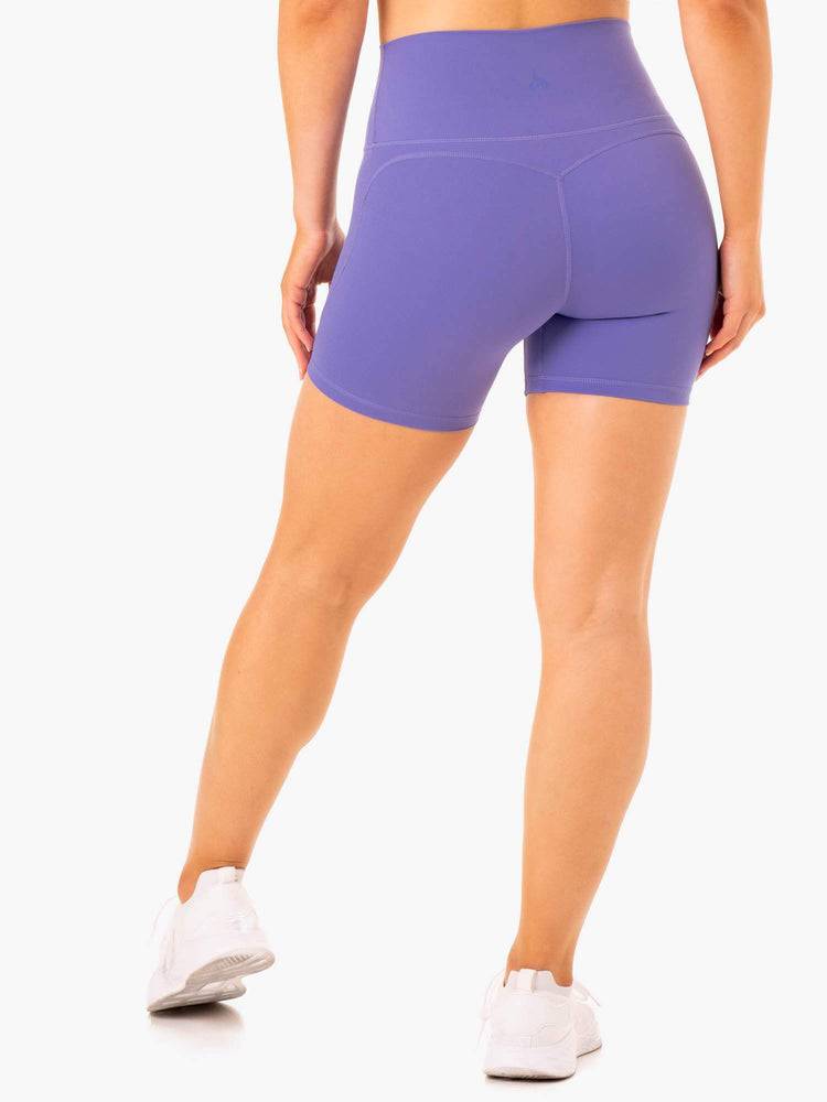 Ryderwear Women Shorts NKD Align Women's Shorts Purple | CA1985SO