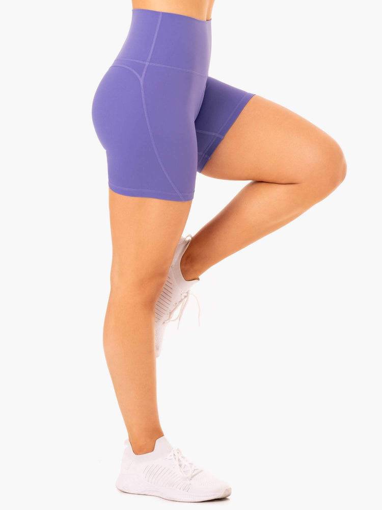 Ryderwear Women Shorts NKD Align Women's Shorts Purple | CA1985SO