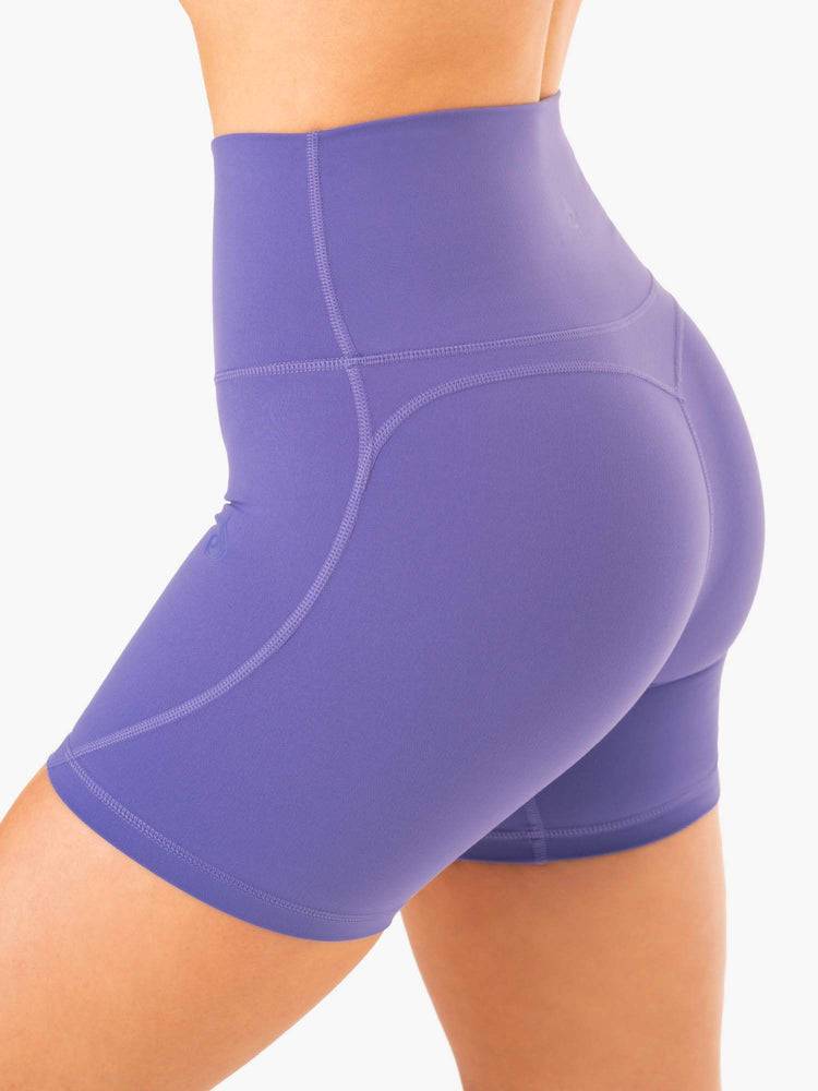 Ryderwear Women Shorts NKD Align Women's Shorts Purple | CA1985SO