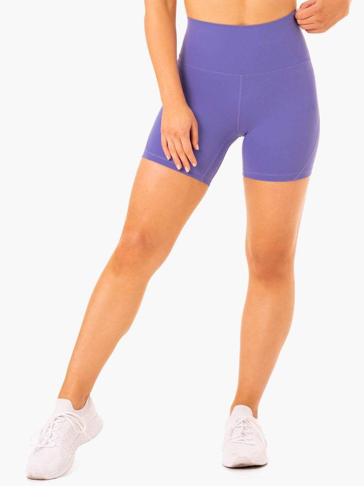 Ryderwear Women Shorts NKD Align Women\'s Shorts Purple | CA1985SO