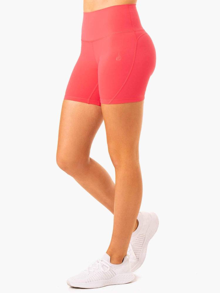 Ryderwear Women Shorts NKD Align Women's Shorts Watermelon | CA1995CE