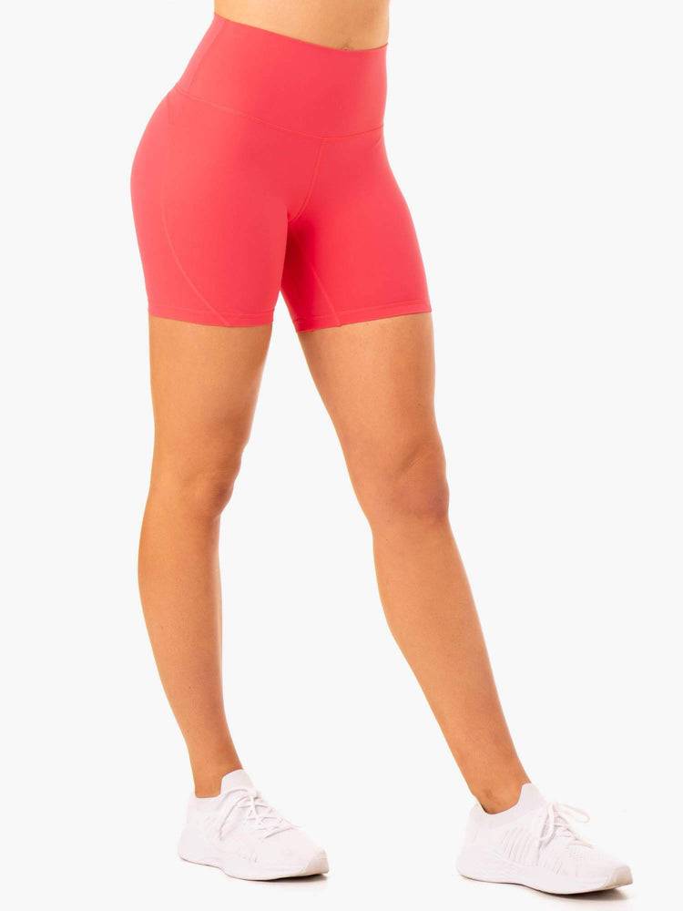 Ryderwear Women Shorts NKD Align Women's Shorts Watermelon | CA1995CE